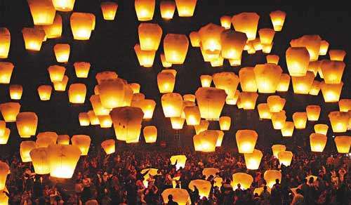 平溪放天灯 百度百科