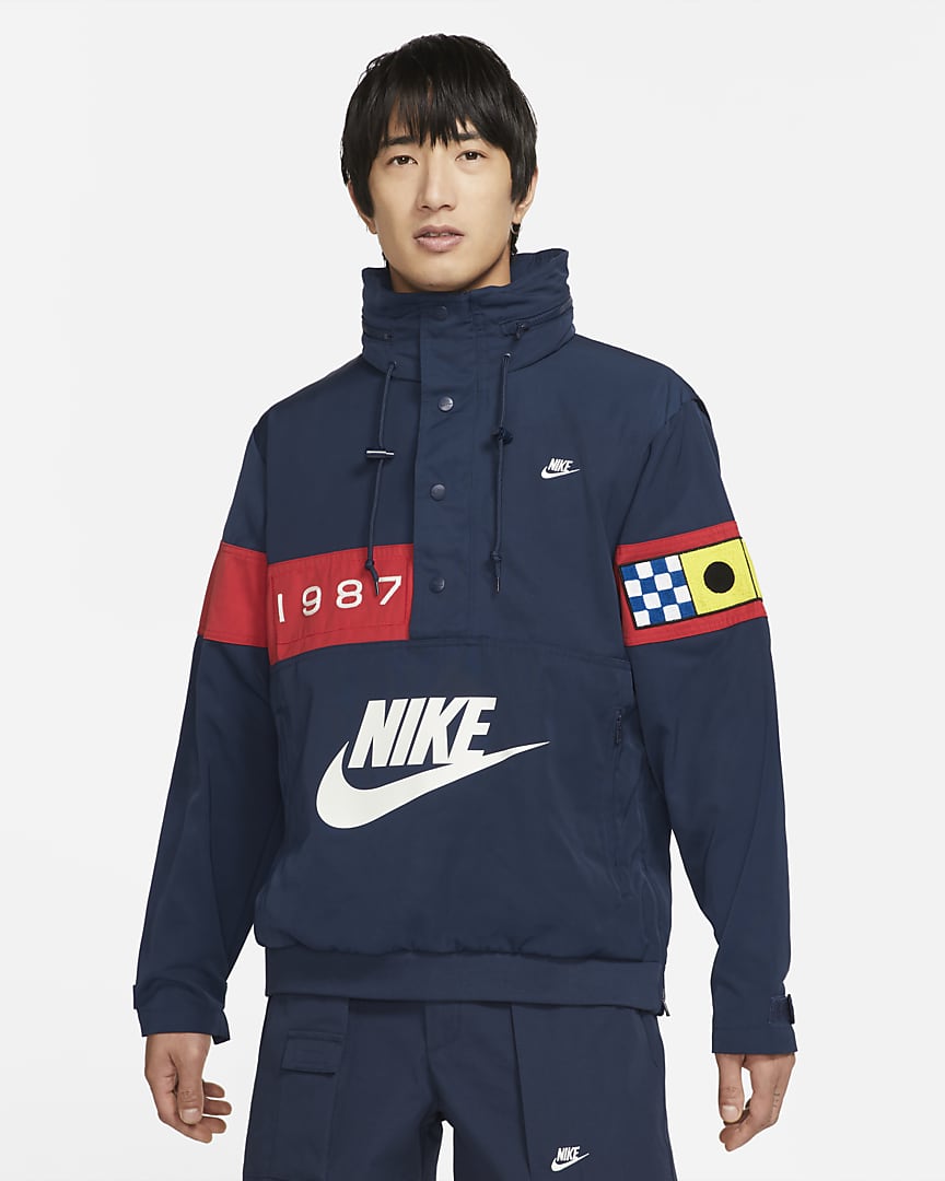  p>nike sportswear reissue walliwaw 男子梭织上衣是耐克品牌旗下的