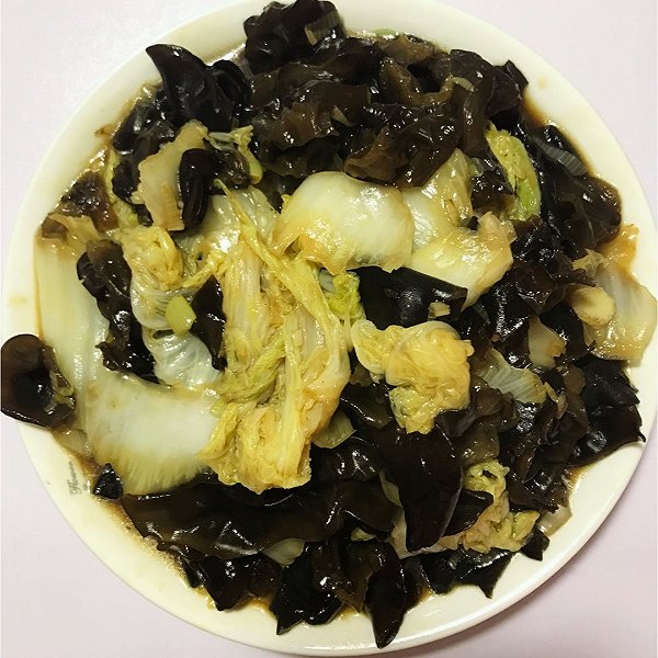 东北家常黑白菜