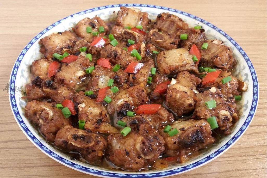 粤式豆豉蒸排骨