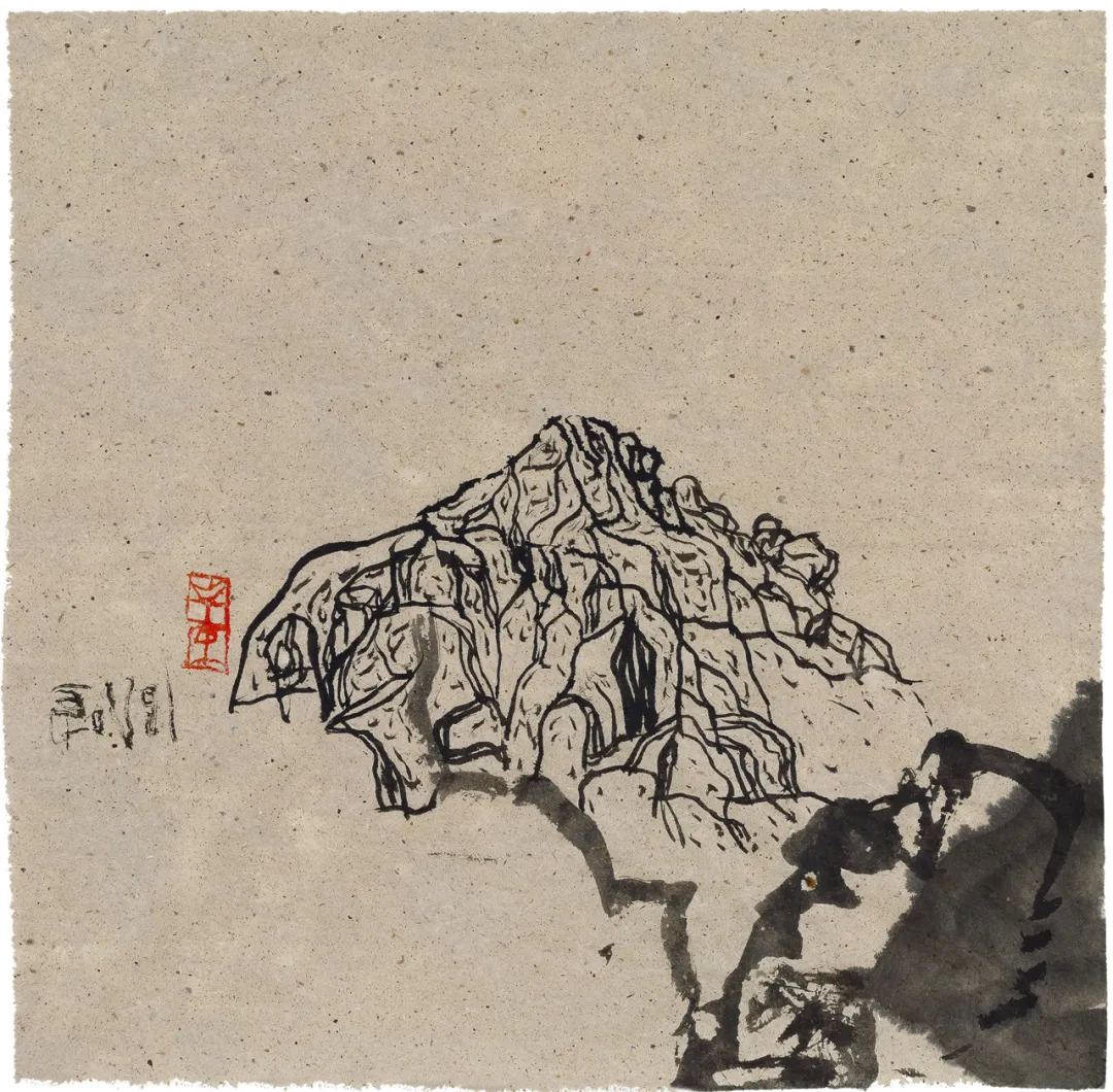中国美術 『 虎嘯山林 勇攀高峰 』 掛け軸 紙本 丙子重陽  中国當代画家 工笔国画虎欣赏虎啸山林展雄风_老虎