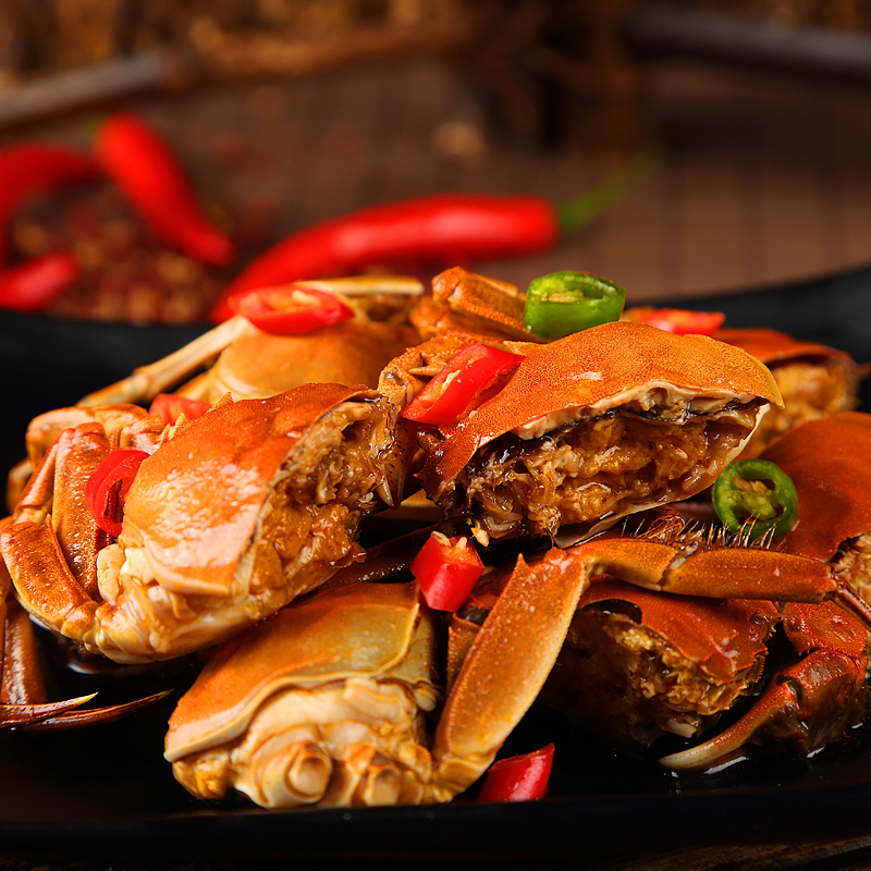香辣毛蟹
