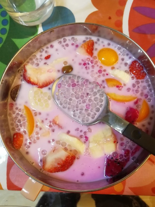 椰香西米水果捞