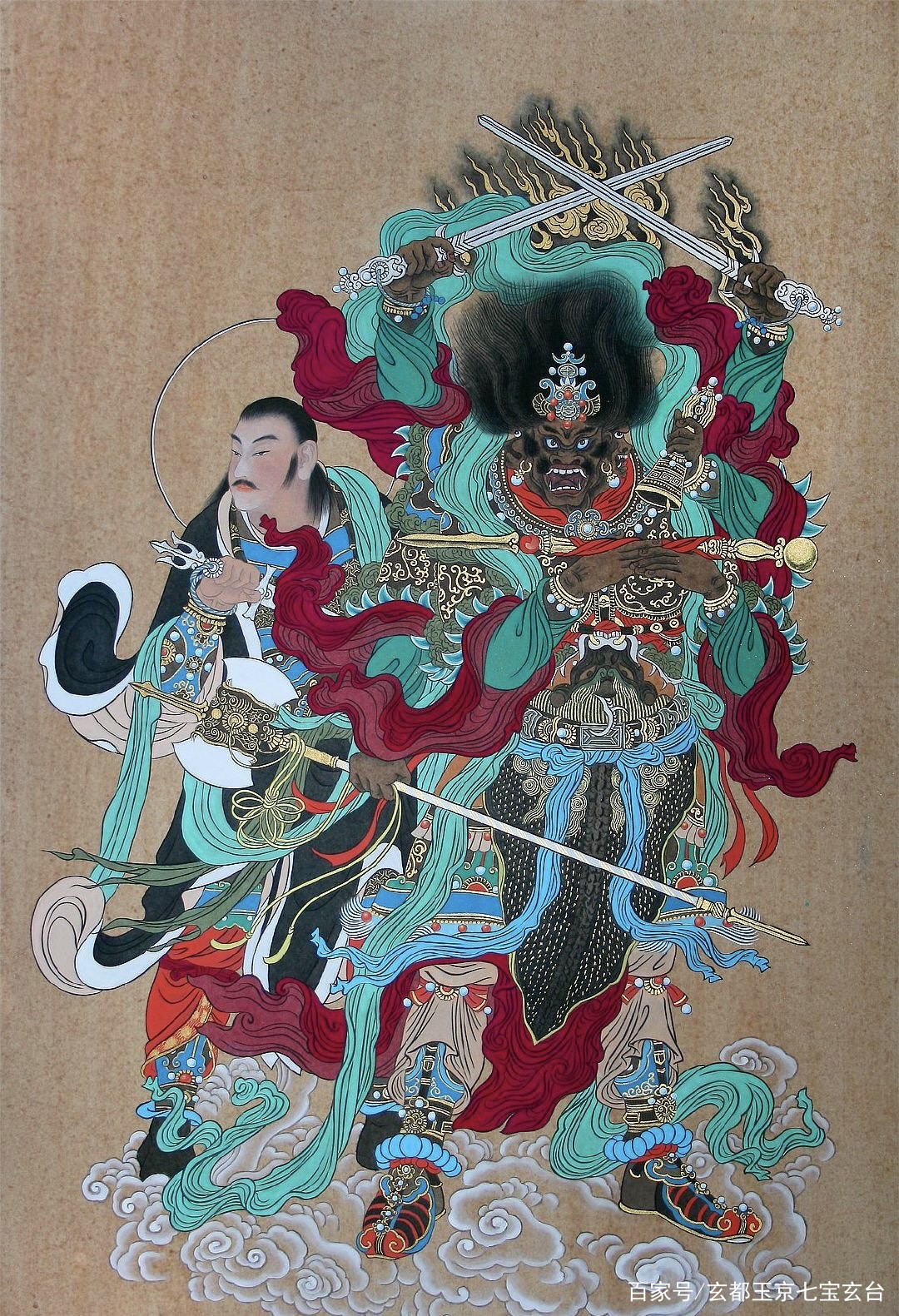 道教中赫赫有名的玄天上帝真武大帝，真武大帝父母是指哪两位尊神_百科TA说