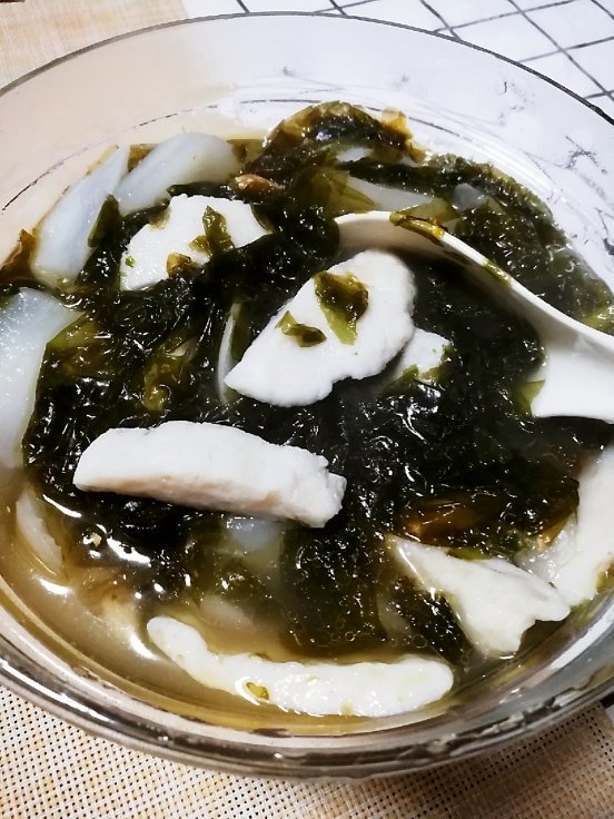 开洋紫菜萝卜汤