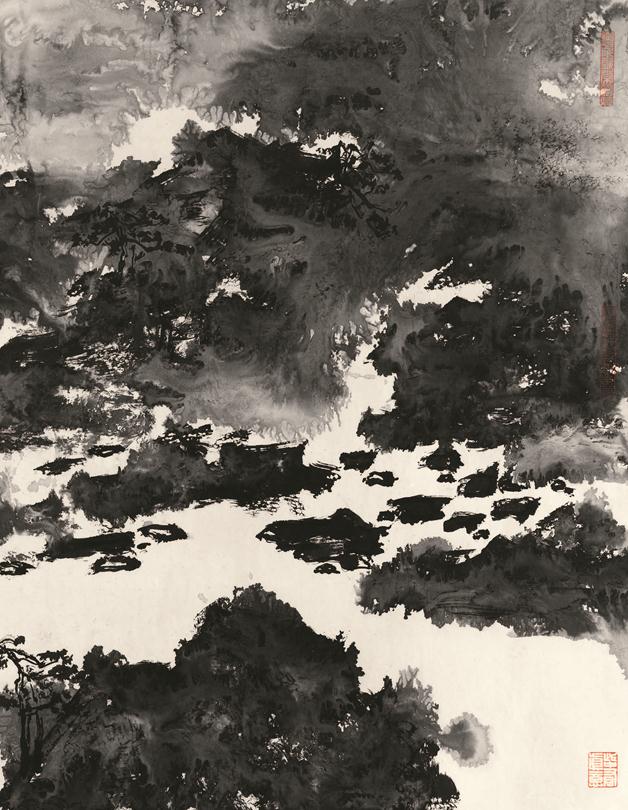 《春月霏霏雾水乡》是2016年陈军创作的一幅国画作品