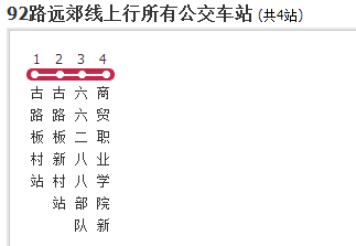 呼和浩特公交92路远郊线