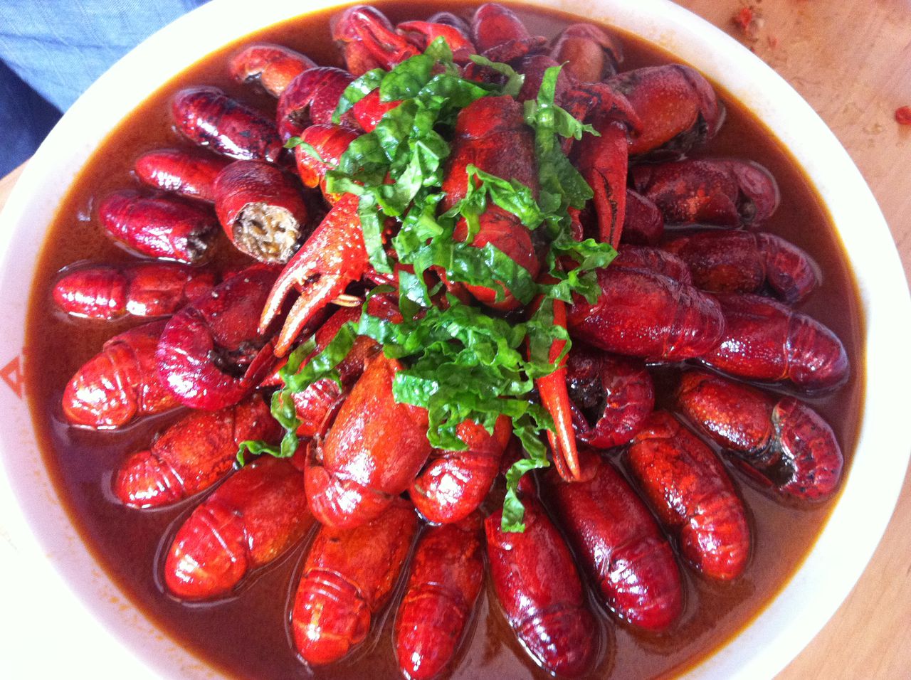 水煮龙虾