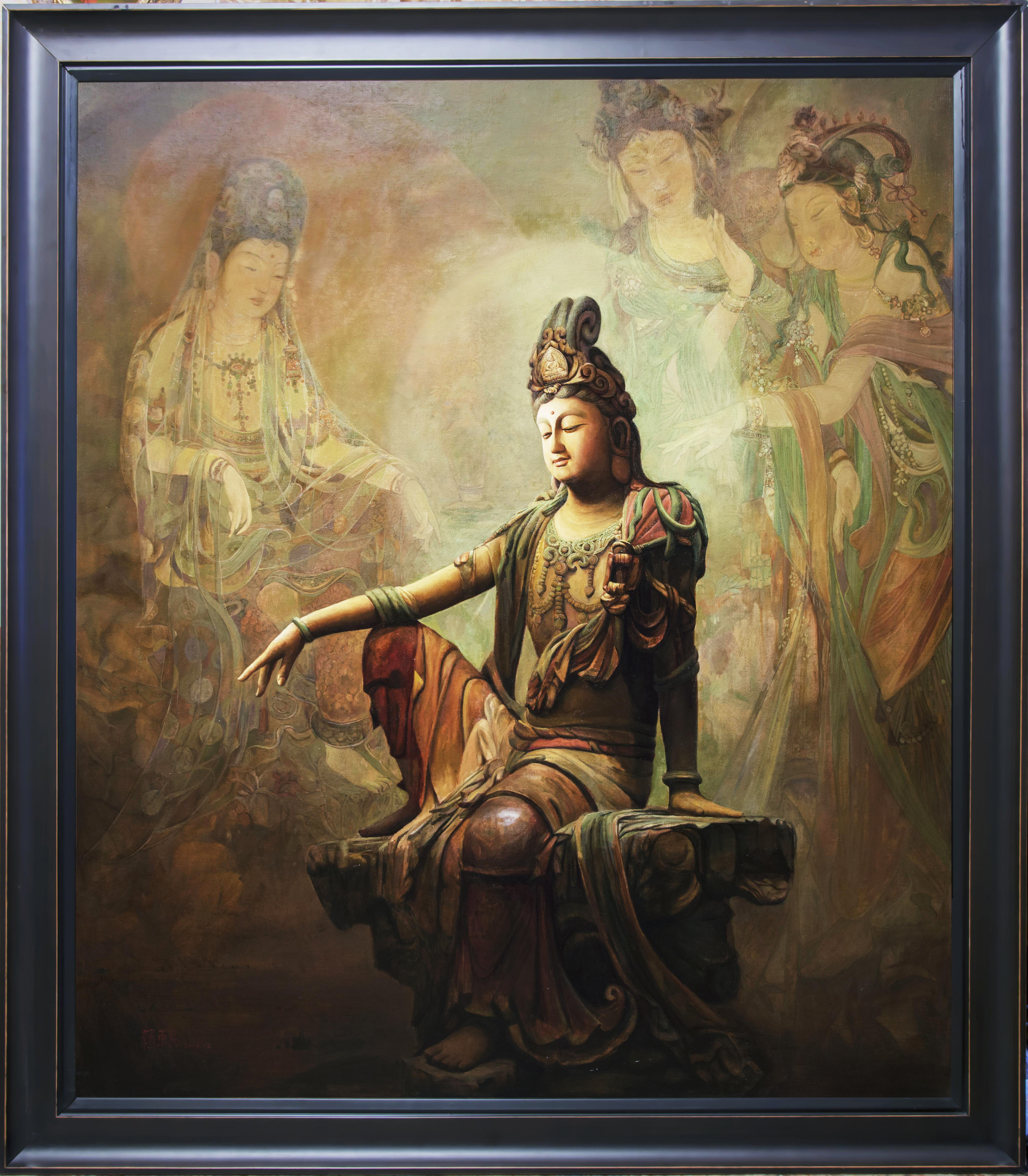 赖东民,职业油画家,1990年代初以其艺术才华