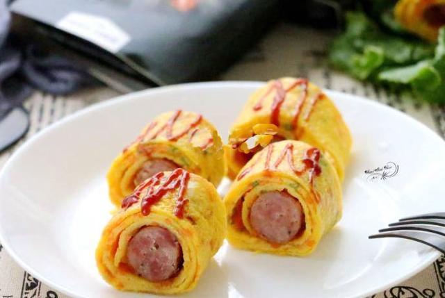 香肠蛋卷