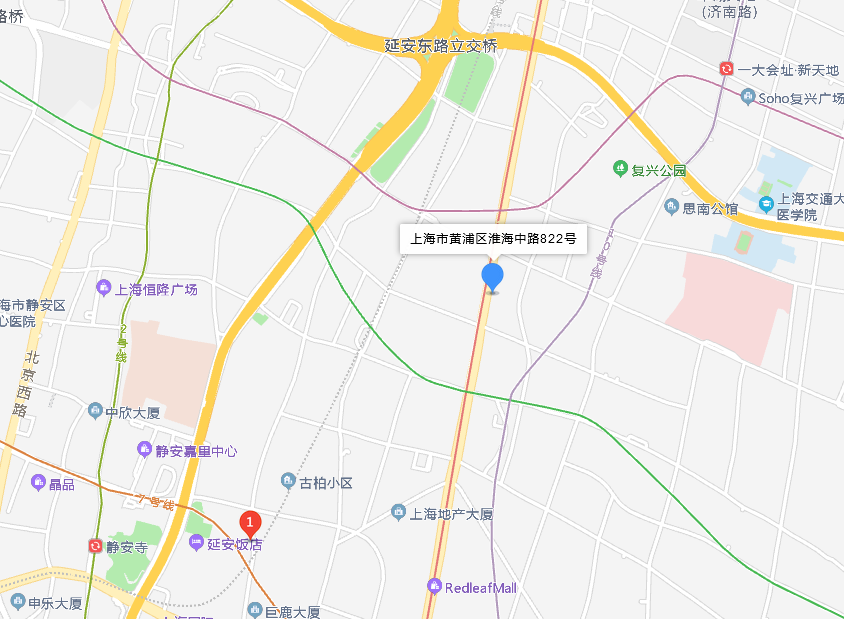  p>淮海中路822号位于上海市黄浦淮海中路,共计房屋1户. /p>