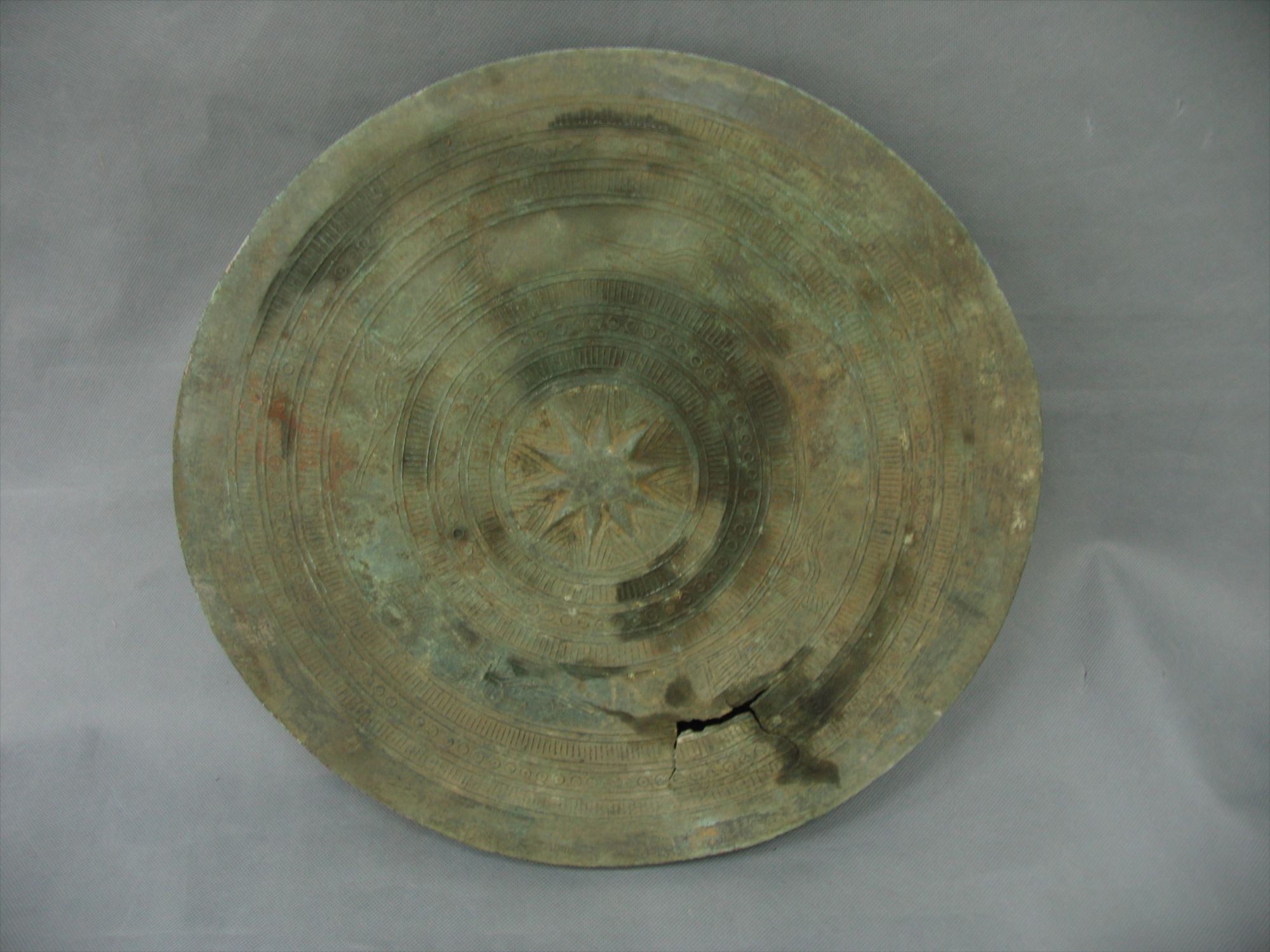 汉代石寨山型翔鹭纹铜鼓