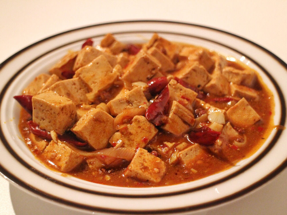 豆瓣酱炖豆腐