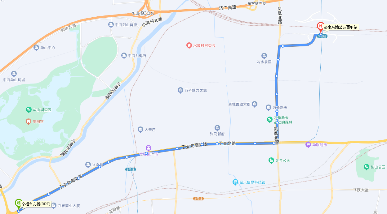 济南公交brt11号线