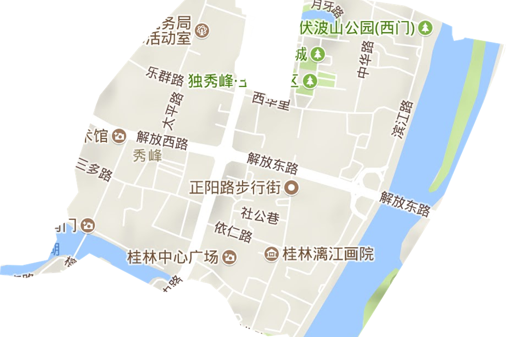  p>秀峰街道,隶属于广西壮族自治区桂林市秀峰区,地处桂林市城区中心