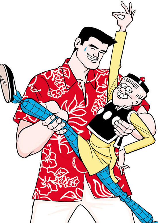  p>《老夫子》漫画,风靡华人世界近半个世纪.