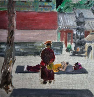  p>陶峰,艺名李易梵,画家.