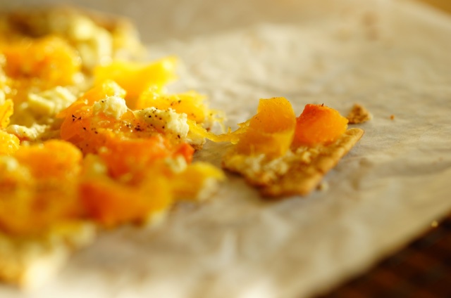 南瓜奶酪烤薄饼