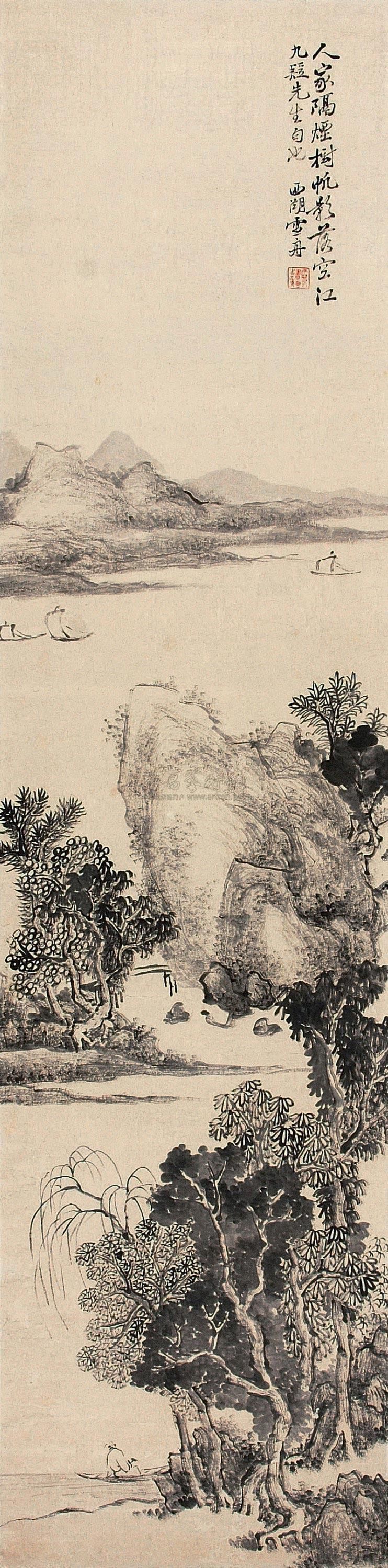  p>雪舟(1420～1506) sesshū 日本画家.名等杨,又称雪舟等杨.