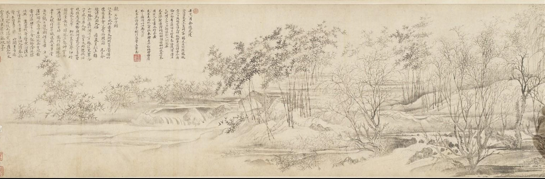 王翚水竹幽居图