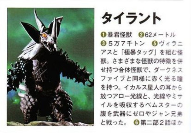  p>暴君怪兽泰兰特,日本特摄剧《 a target="_blank" href="/item