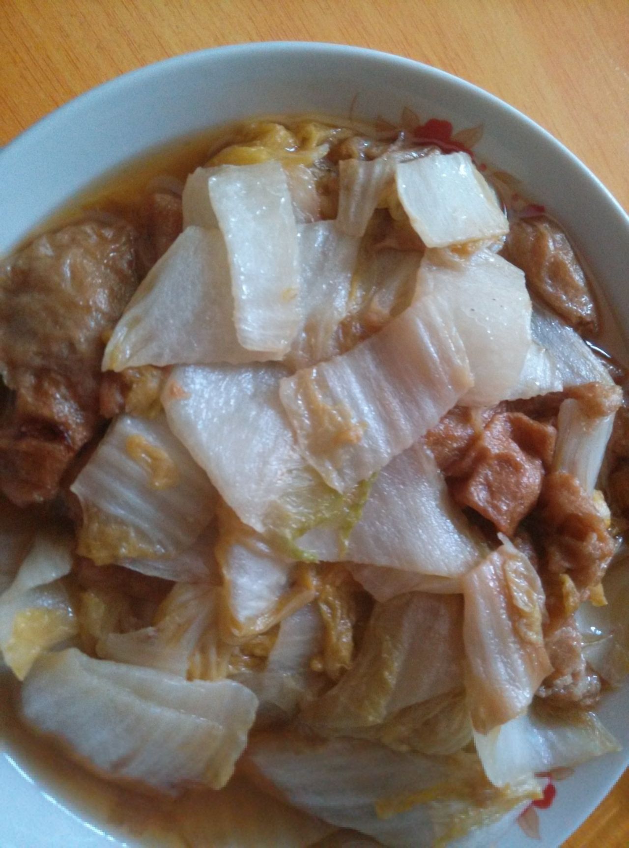 懒人版白菜油面筋