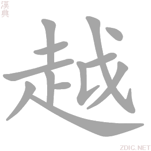  p data-id="gnbzlws7fg">越(拼音:yuè,huó ),现代汉语常用字(一级