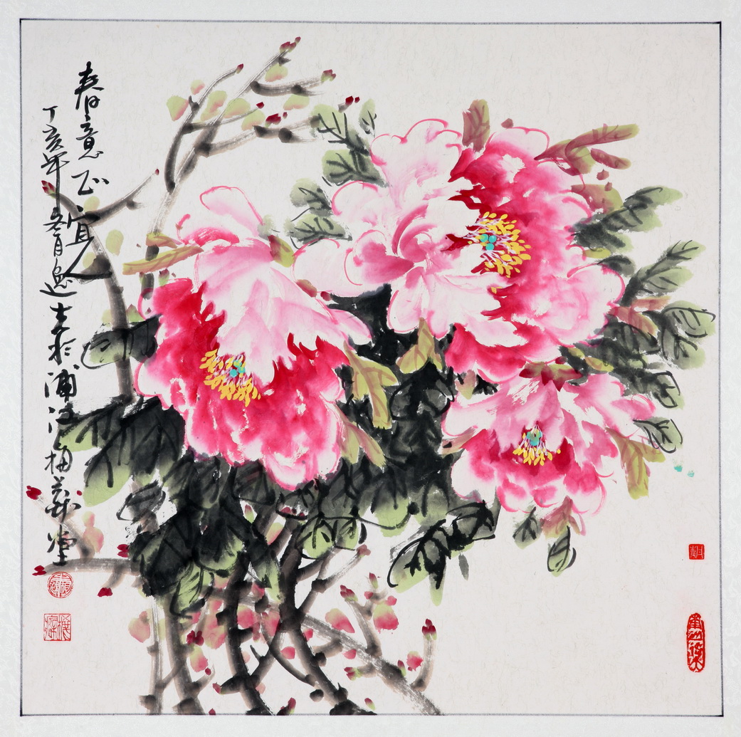 朱祖建,来自书画之乡浦江