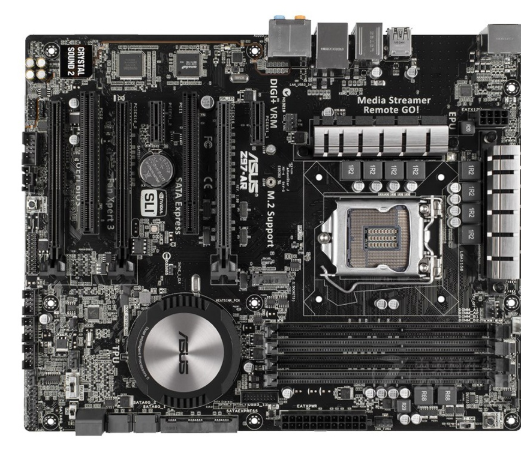  p>华硕z97-ar是一款atx(标准型)板型主板,主芯片组为intel z97. /p>