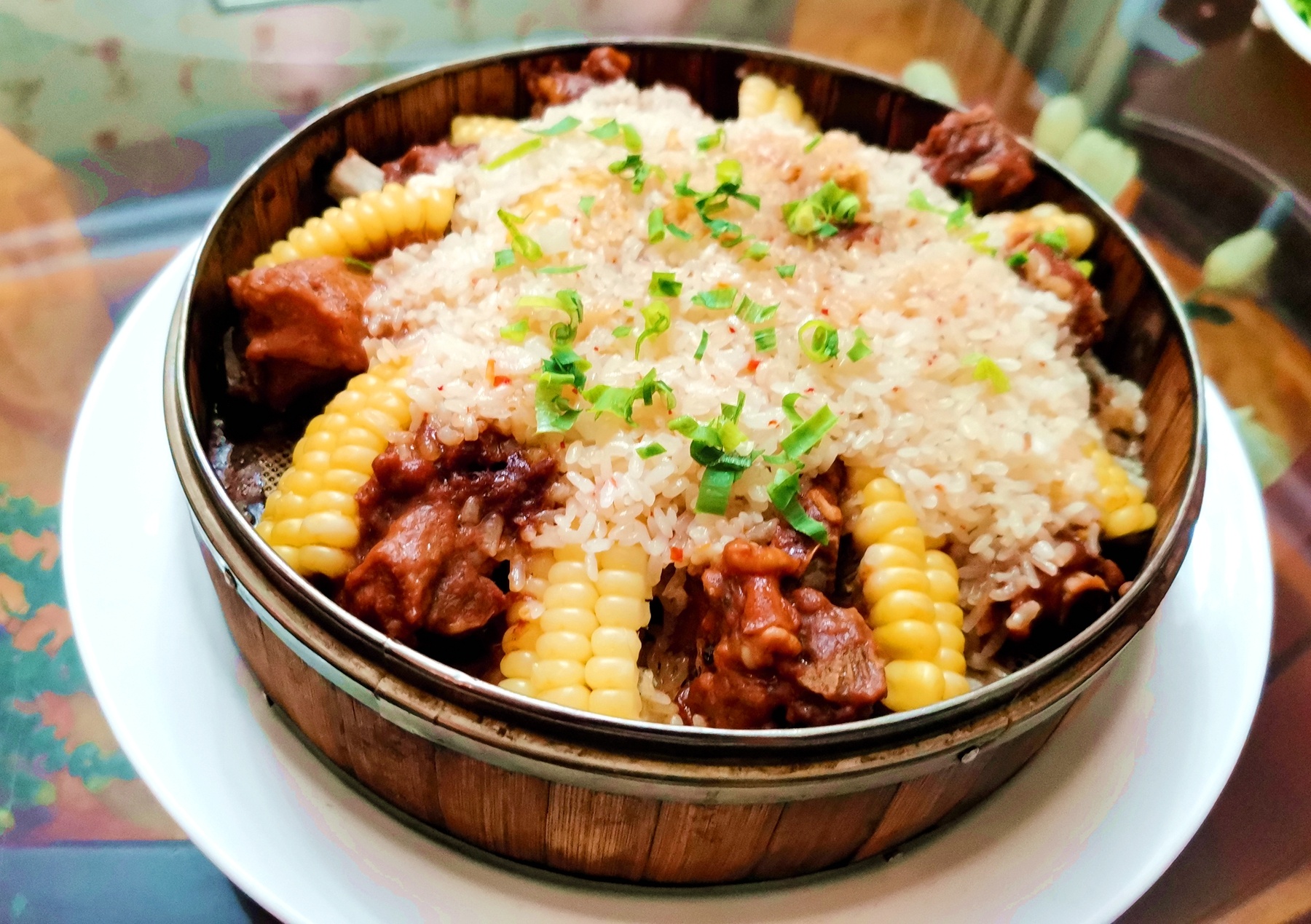 糯米排骨蒸玉米