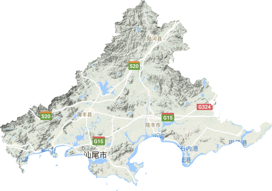 海丰,陆丰平原丘陵区