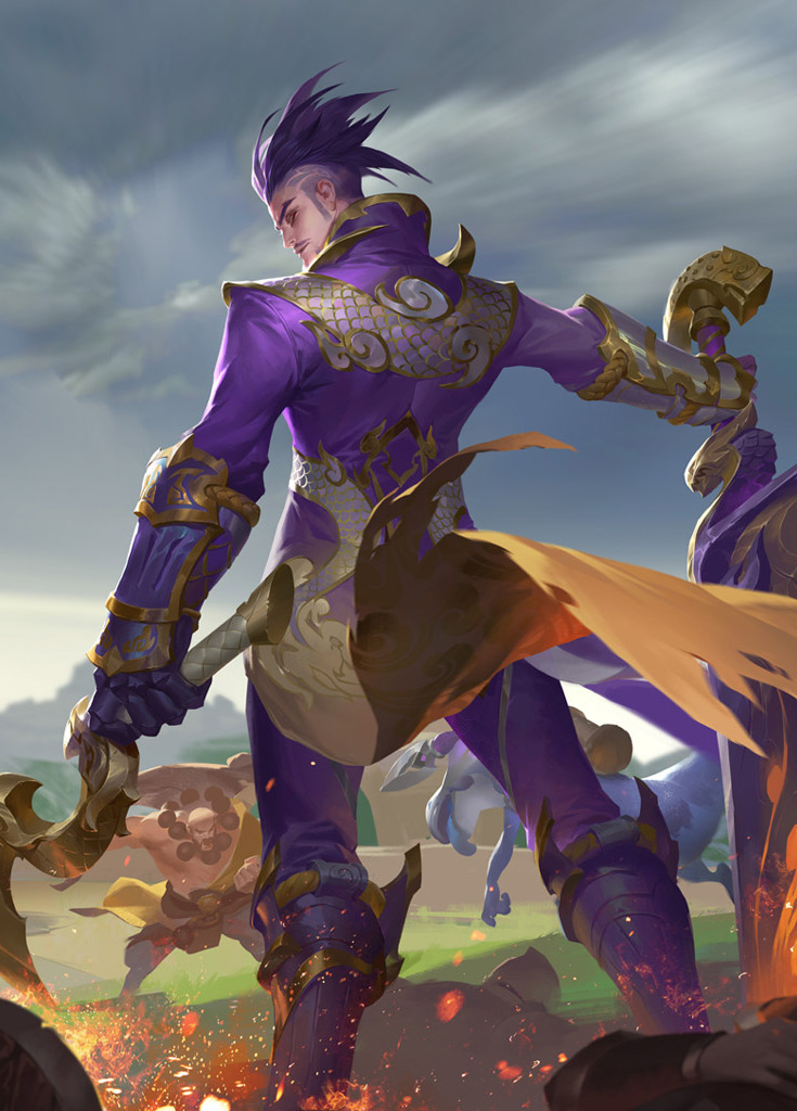 data-lemmaid="50806684">曙光英雄 /a>》中的战士类英雄,擅长突进