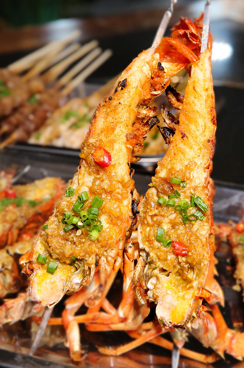 炭烧中龙虾