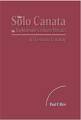 the solo cantata in eighteenth-century britain: a