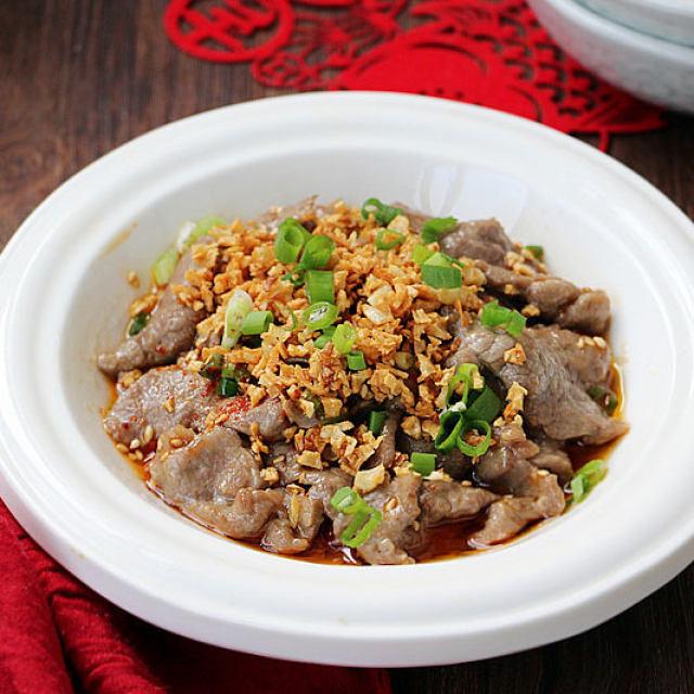 蒜香牛柳