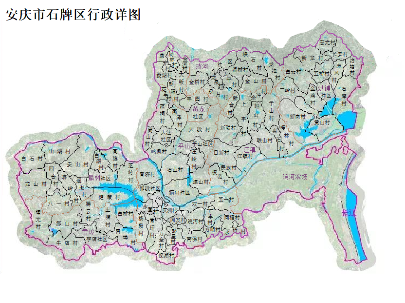 石牌镇规划图
