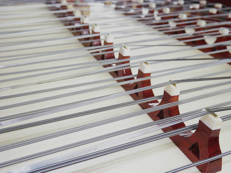  p>扬琴,又称洋琴,打琴,铜丝琴,扇面琴,蝙蝠琴,蝴蝶琴,击弦乐器.