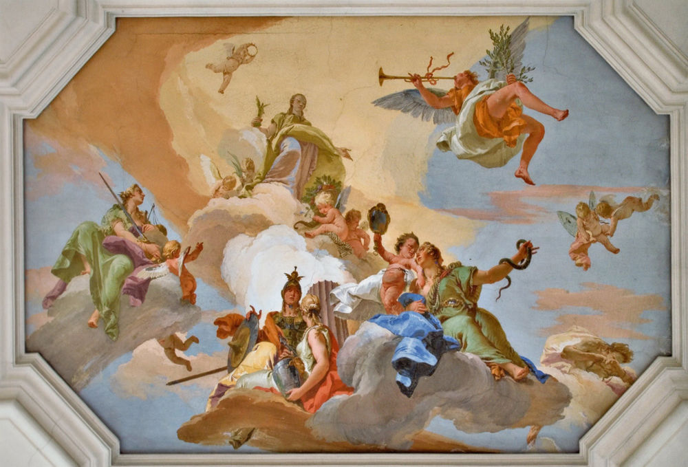  p data-id="gnwtslr6jh">"天顶画"一词来源于西方,多用于教堂内,以