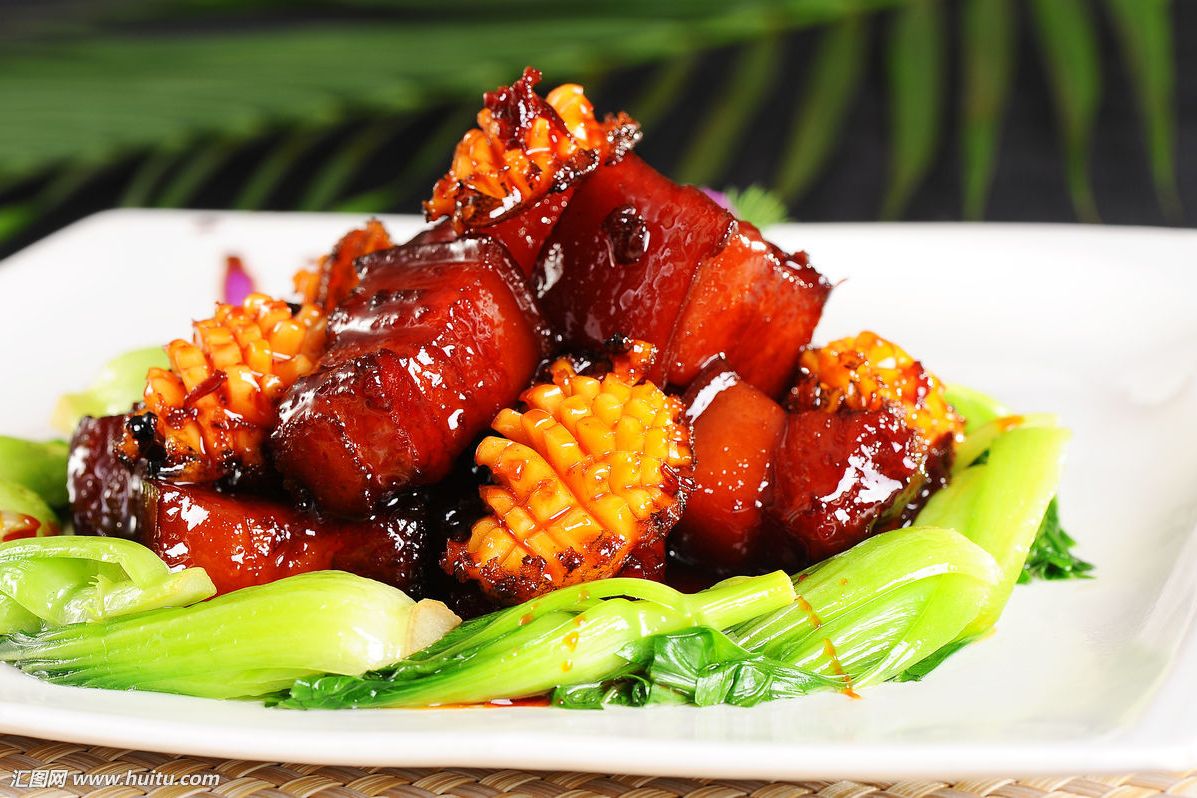 红烧肉烧鲍鱼