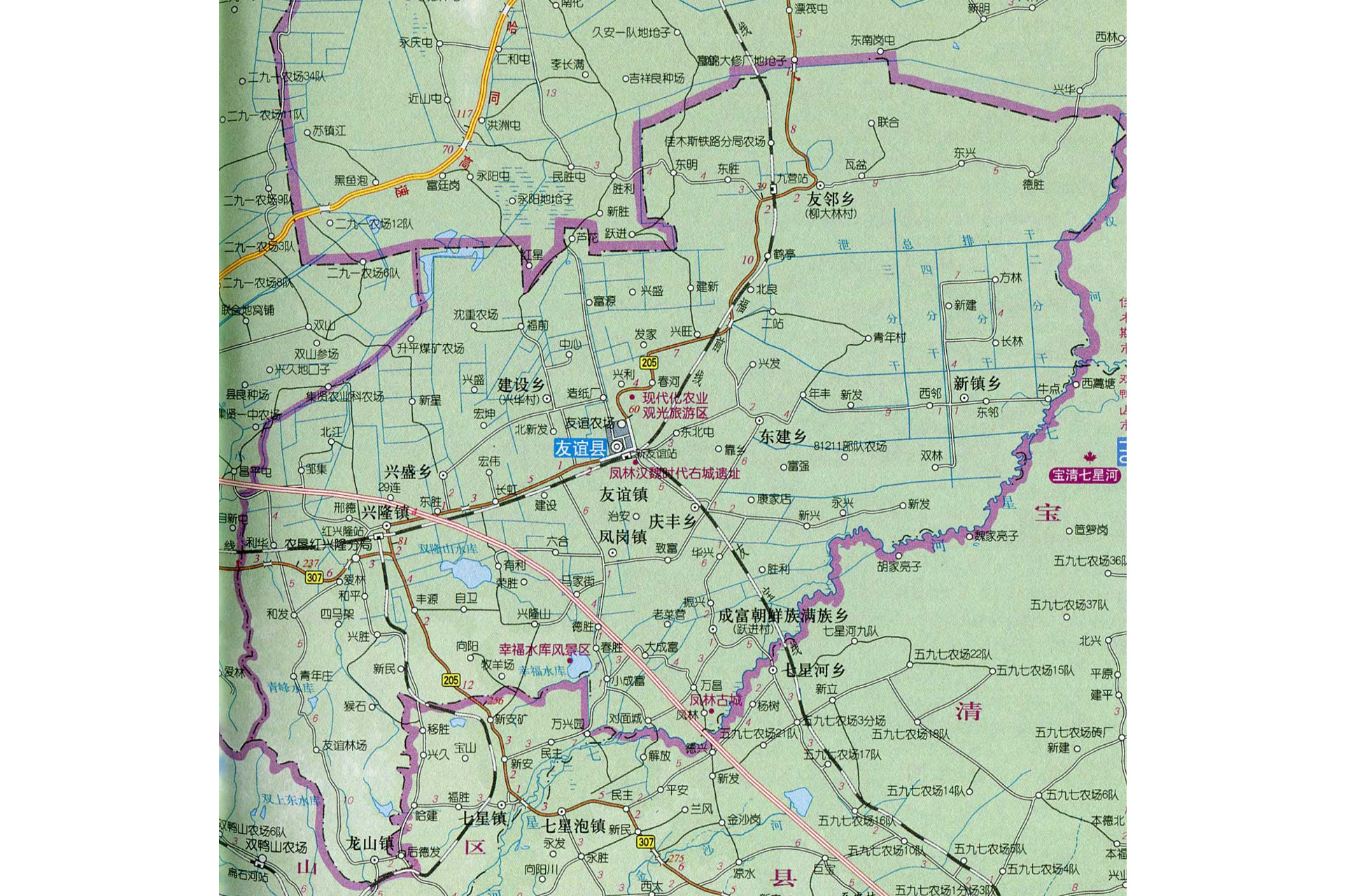 友谊县,隶属黑龙江省 a target="_blank" href="/item/双鸭山市