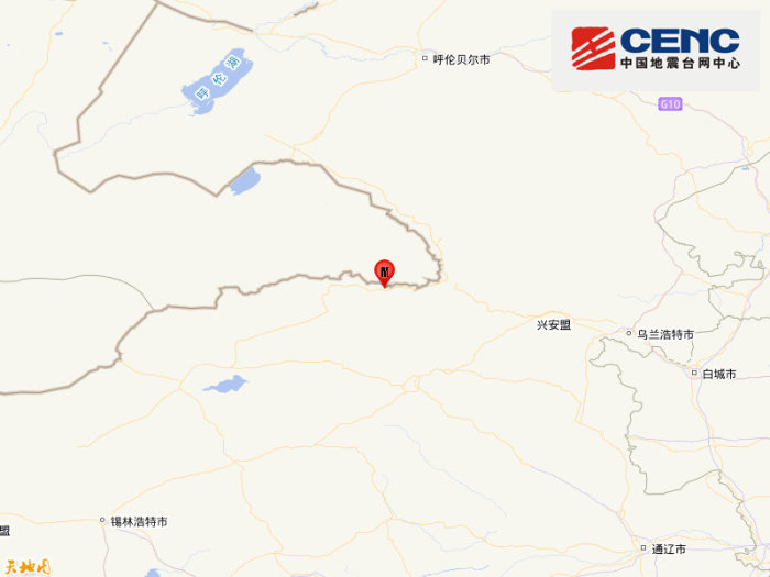 6月9日东乌珠穆沁旗4.0级地震