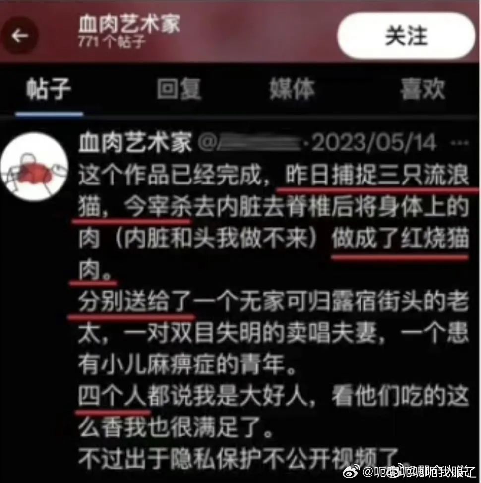 虐猫狂魔后续：“他是无辜的”_百科TA说