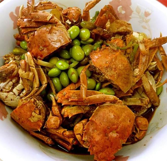  p data-id="gn8ybxip6y">花蟹炒毛豆是一道菜品,主料是毛蟹,毛豆等