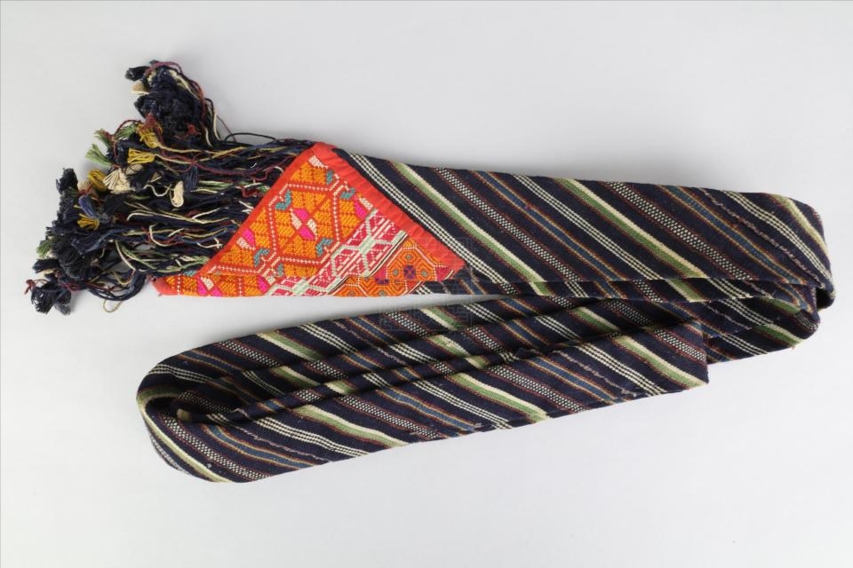 民国条纹布腰带