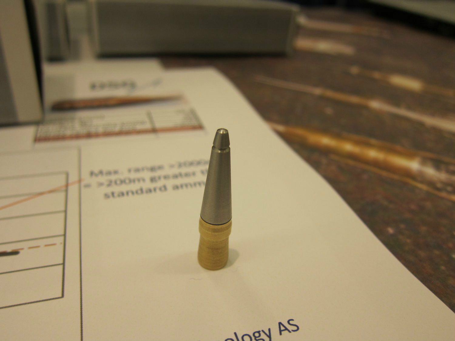  p>超空泡弹药又称超空泡水下子弹.