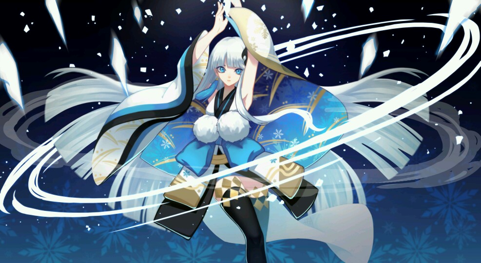 雪女是网易公司研发的3d日式和风回合制rpg手游《阴阳师》中的sr式神