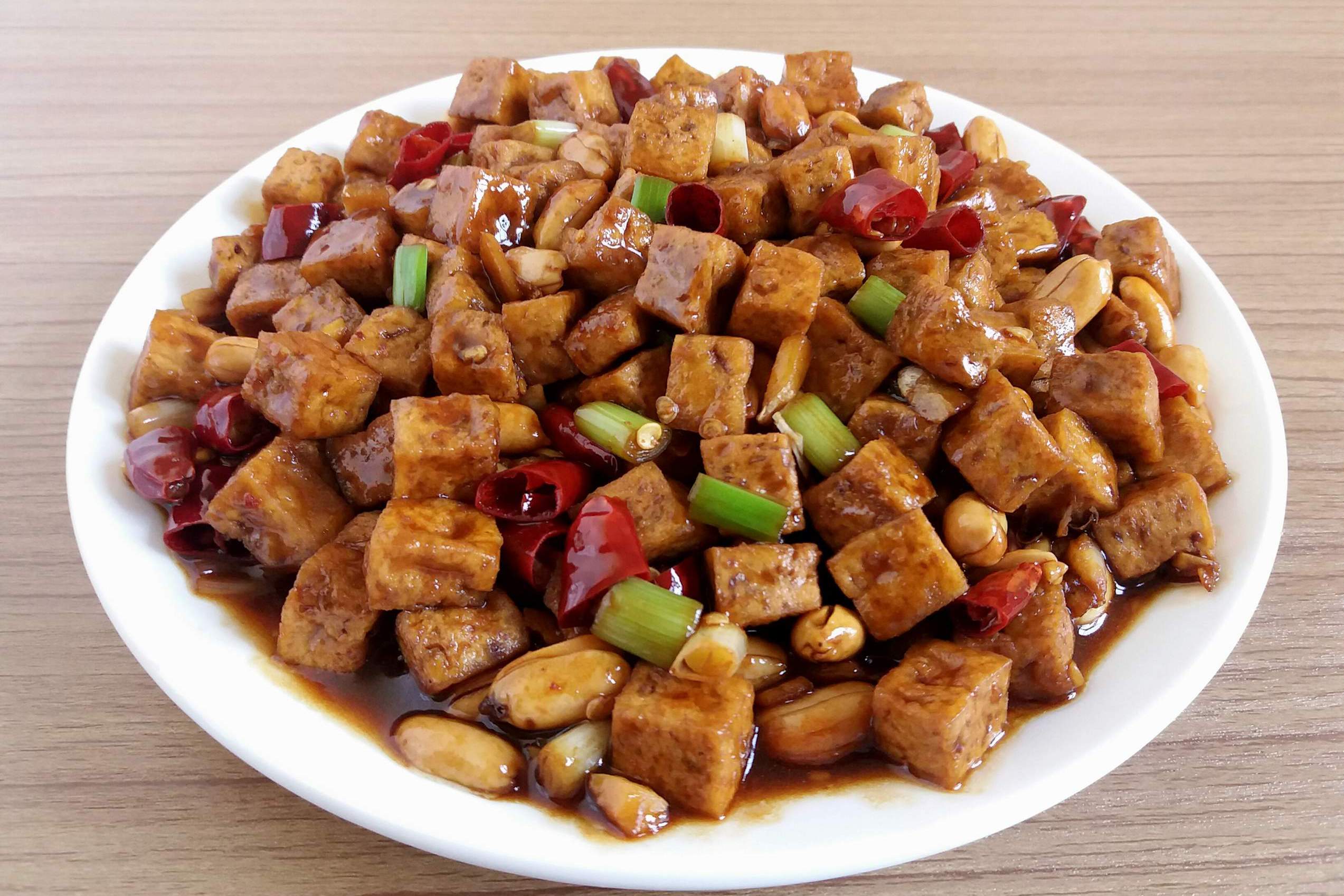 宫保五彩豆腐
