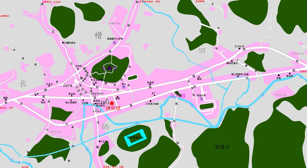  p>团堡镇地处利中盆地,是利川东大门,东有石板岭为利川,恩施两市天然