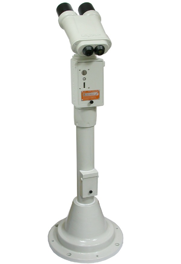  p>投币式望远镜也被称之为投币型望远镜,一台标准的投币型望远镜应该