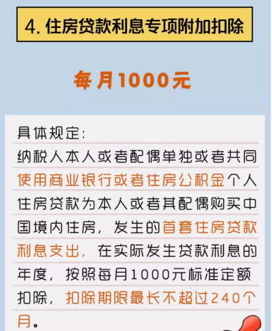 住房贷款利息专项附加扣除_百度百科
